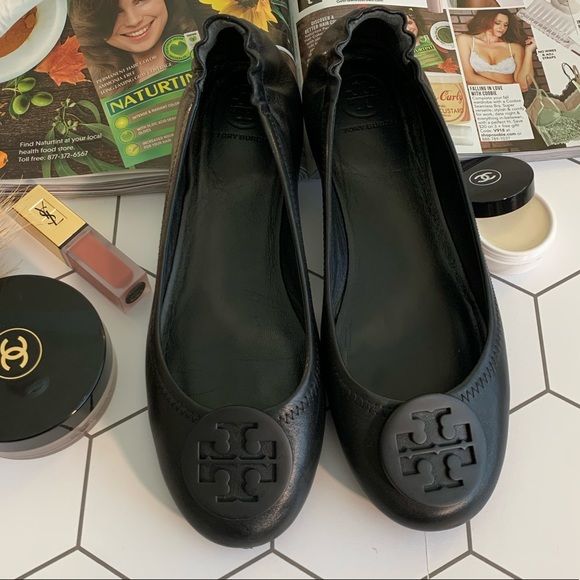 Tory Burch Shoes - Tory Burch minnie black travel ballet flats